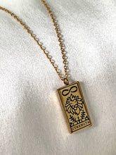 Load image into Gallery viewer, The Strength Tarot Card Dainty Necklace
